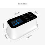 40W8usb digital display charger 0 - Tophatter Daily Deals