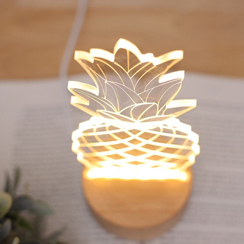 Bedside lamp pineapple table lamp 0 - Tophatter Daily Deals