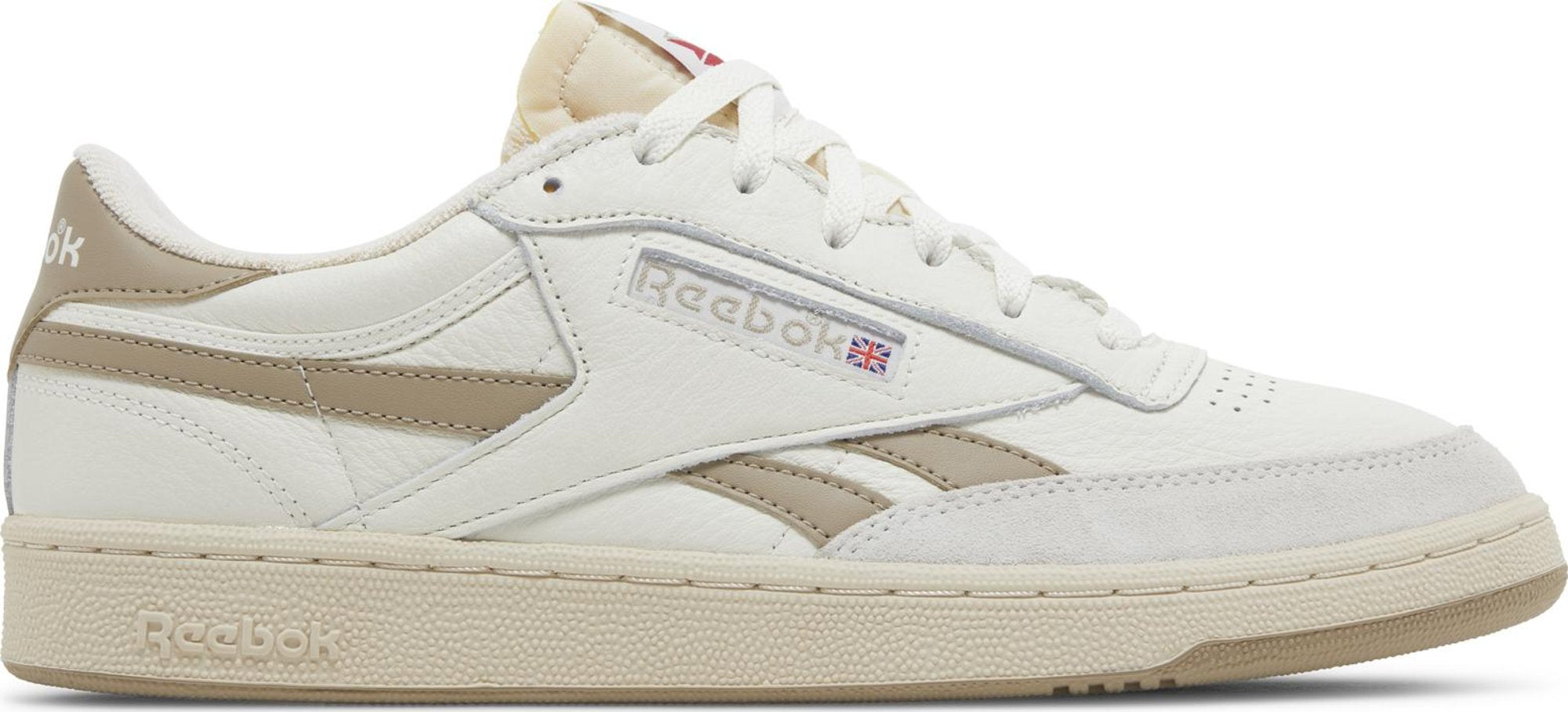Reebok Men's Club C Revenge Chalk Shoes - Chalk/Boubei/Papwht Chalk Boubei Papwht Footwear - Tophatter Daily Deals