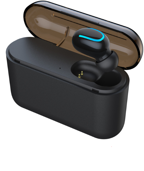 Bluetooth 5.0 Earphones TWS Wireless Headphones Blutooth Earphone Handsfree Headphone Single ear black 0 - Tophatter Daily Deals