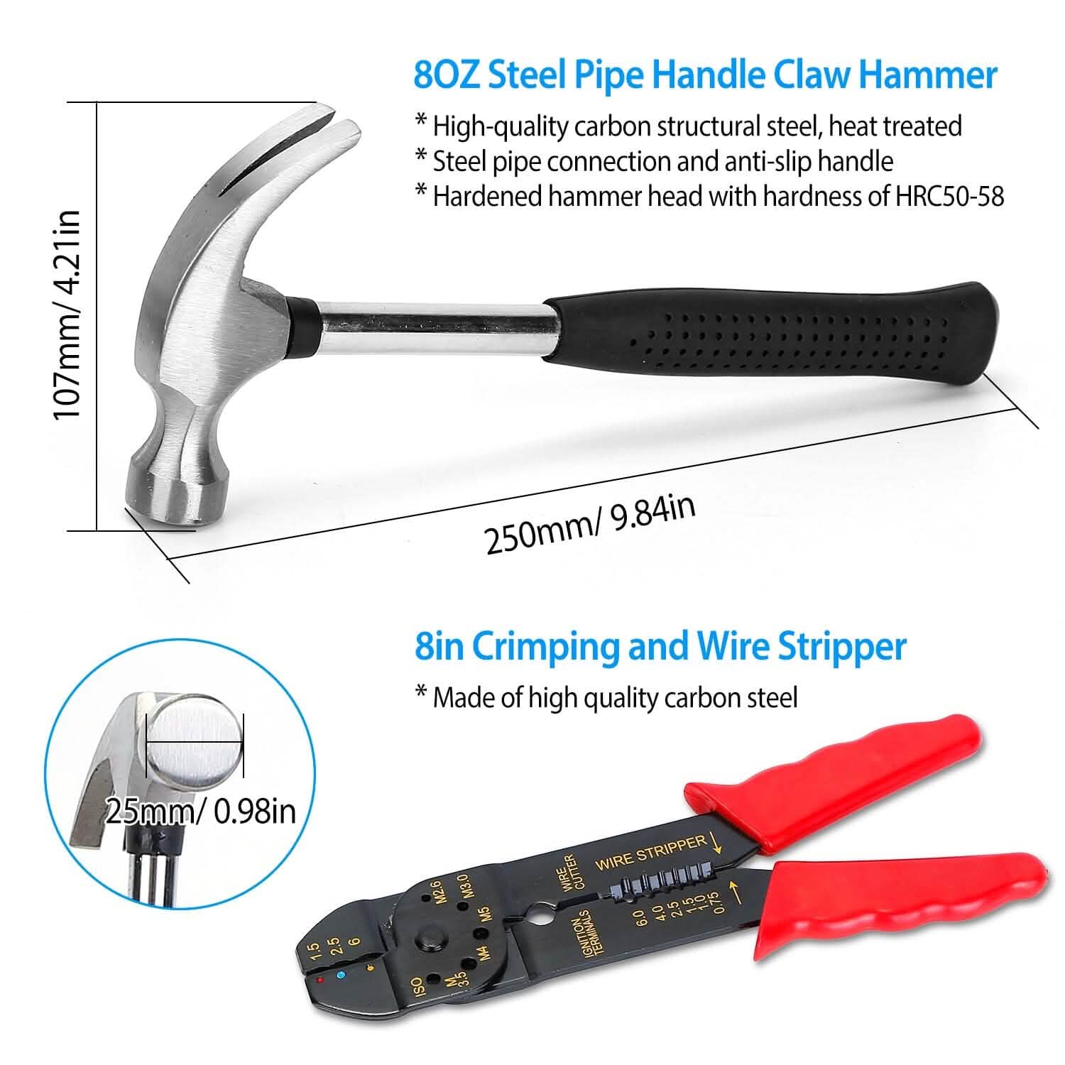 129-Pieces Set: Household Hand Tool Set Home Improvement - Tophatter Daily Deals