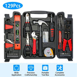 129-Pieces Set: Household Hand Tool Set Home Improvement - Tophatter Daily Deals