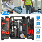 129-Pieces Set: Household Hand Tool Set Home Improvement - Tophatter Daily Deals