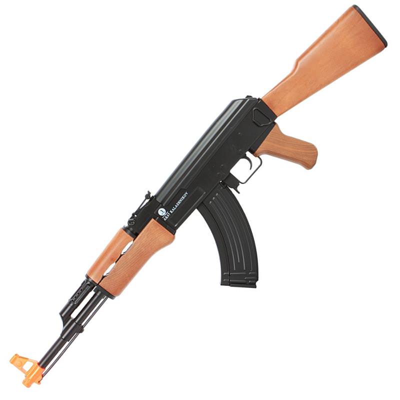 Kalashnikov AEG AK47 Electric Airsoft Rifle Hop Up Gun Collectible Weapons - Tophatter Daily Deals