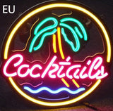 Advertising Lights, Led Interior Decoration, Cocktaily English EU 0 - Tophatter Daily Deals