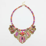 Bohemian drop stone alloy jewelry set Purple 0 - Tophatter Daily Deals