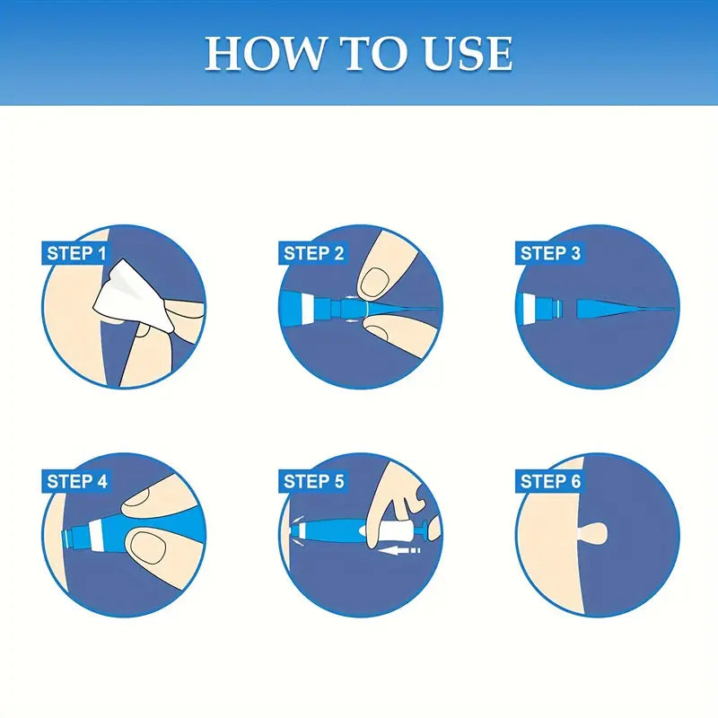 Skin Tag Removal Kit Blue Handheld At Home Fall 2025 - Tophatter Daily Deals