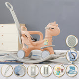 Baby Rocking Cart Birthday Gift Coral powder Deluxe Edition 0 - Tophatter Daily Deals