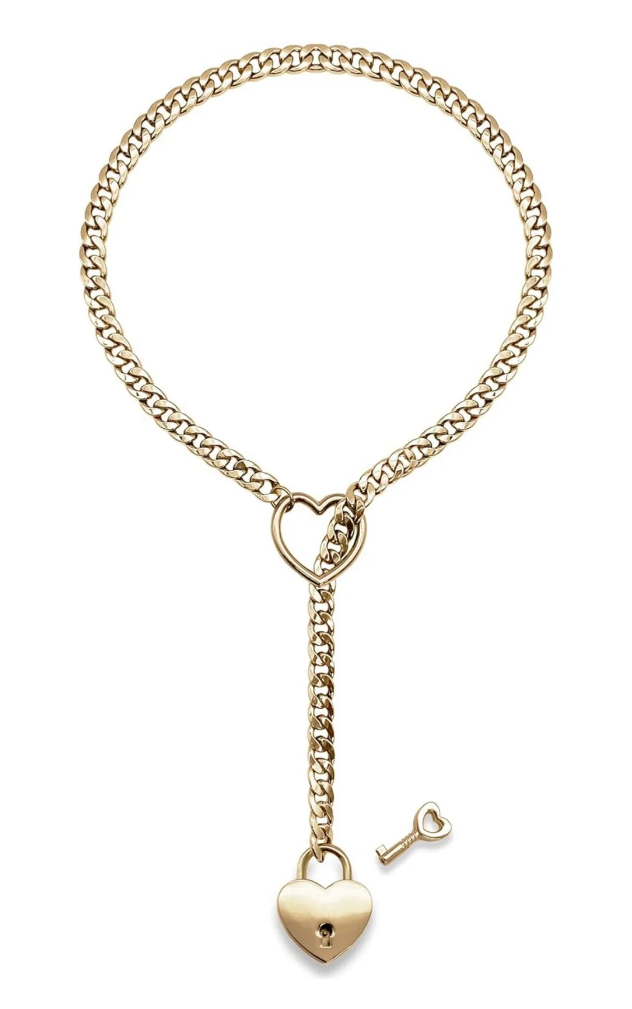 Lock & Key Slip Chain - Tophatter Daily Deals
