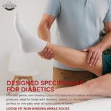 Cotton Non-Binding Diabetic & Circulatory Quarter Socks (12-Pairs) Men's Socks - Tophatter Daily Deals