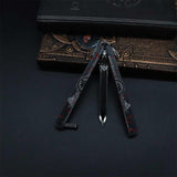 Game Butterfly Knife Trainer Replica Wolf's Gravestone - Tophatter Daily Deals