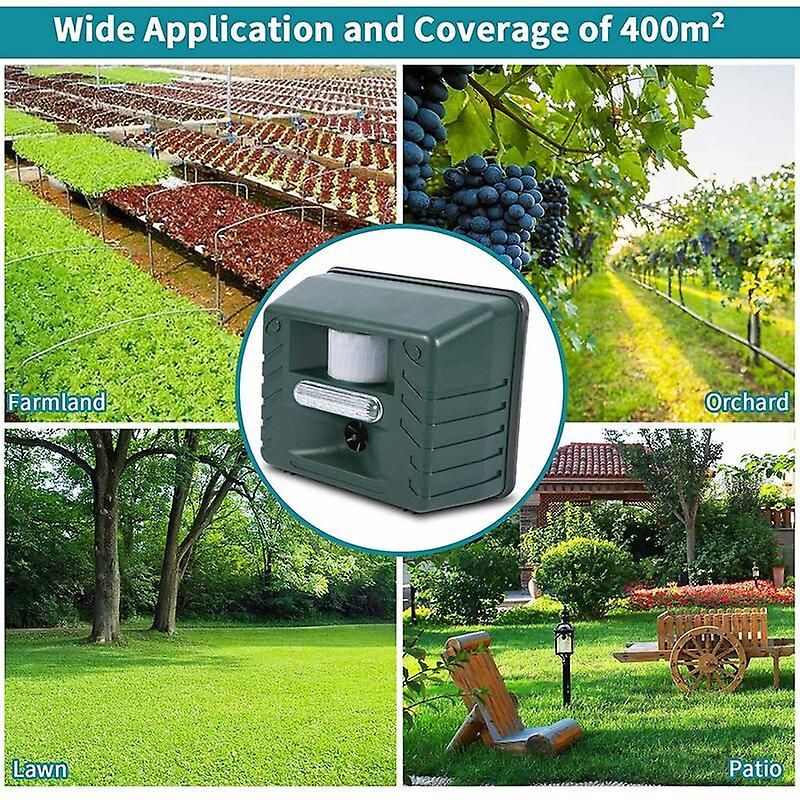Ultrasonic Bird Repeller Outdoor Weatherproof Fall 2025 - Tophatter Daily Deals