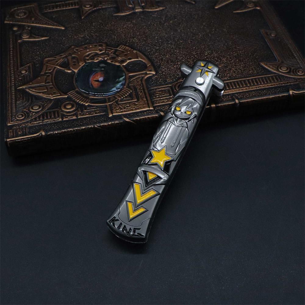 Folding Knife Game Animation Collection Metal Model - Tophatter Daily Deals