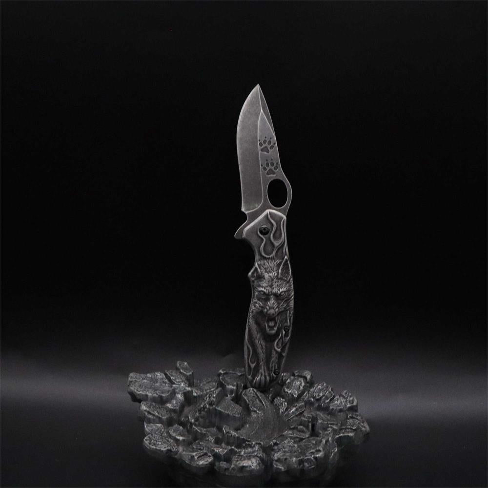 Lone Wolf Pocket Folding Knife - Tophatter Daily Deals