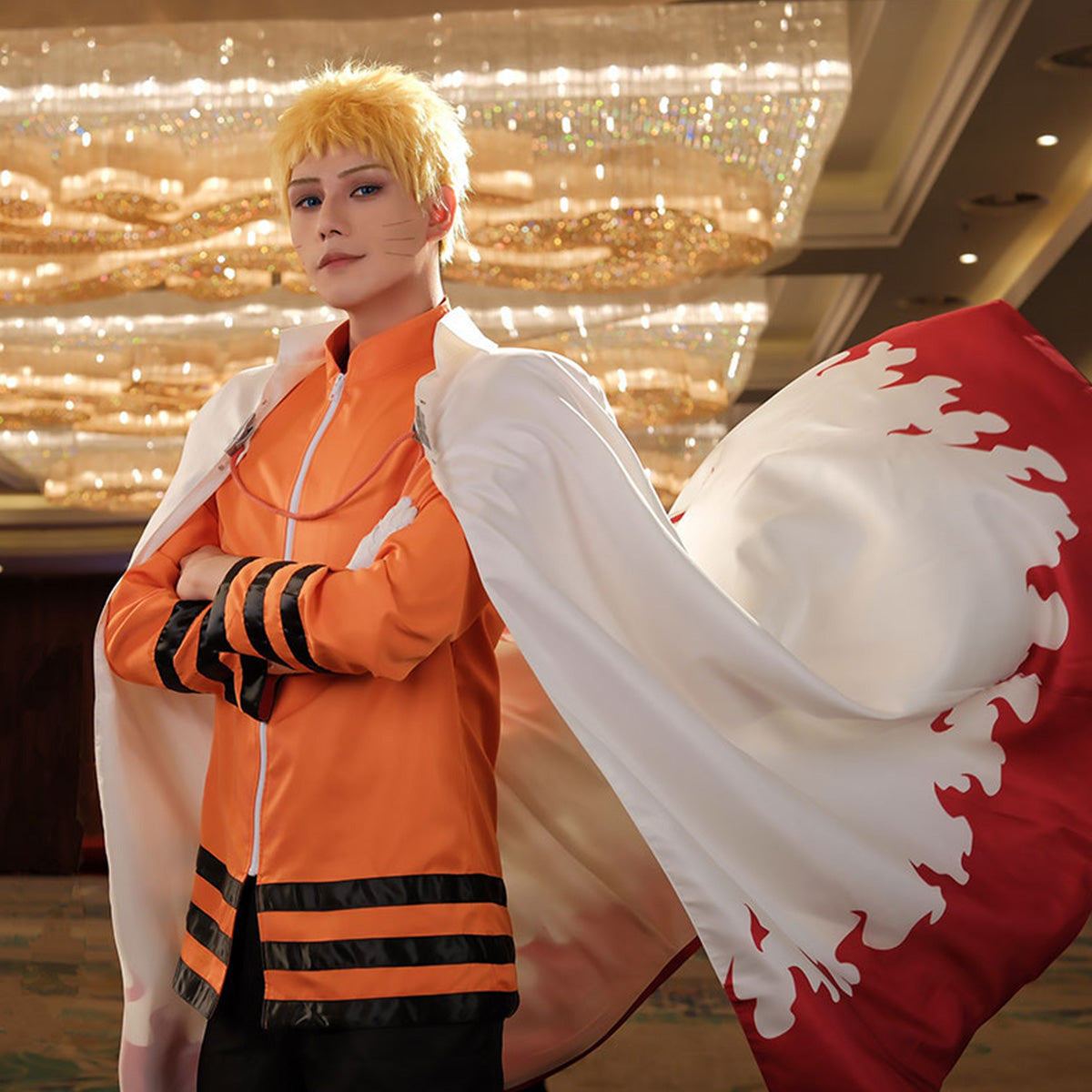 Naruto Uzumaki Seventh Hokage Cape Cosplay Costume Costume - Tophatter Daily Deals