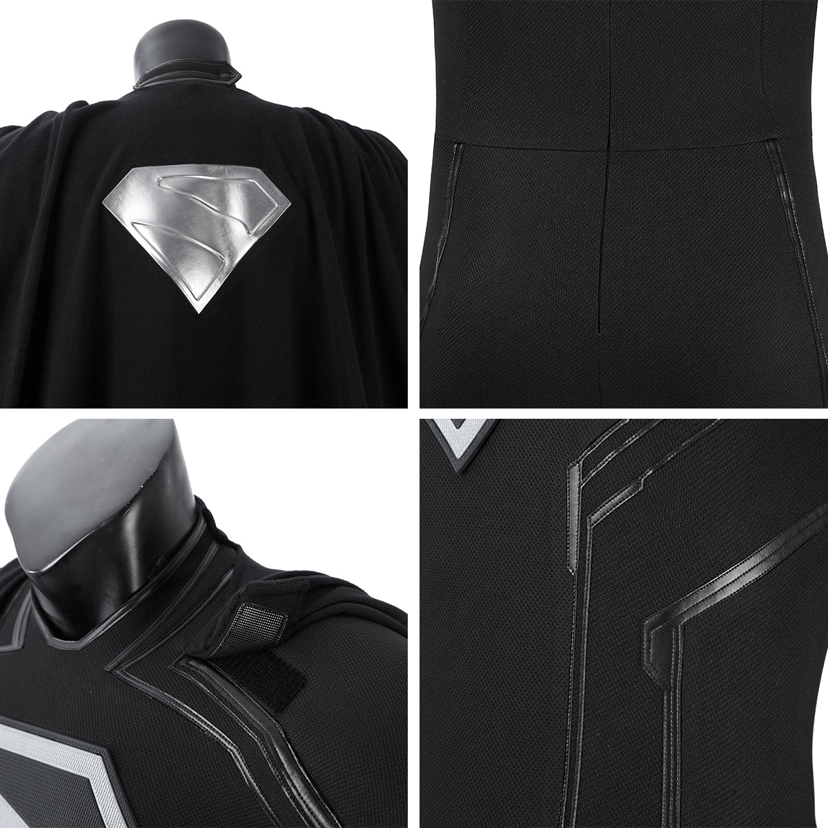 Super Hero: Legacy Clark Black Outfit Cosplay Costume Costume - Tophatter Daily Deals