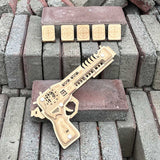 3D Gun Puzzle Wooden Rubber Band Gun Model Kit - Tophatter Daily Deals