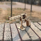 Revolver Wooden Model Kit S&W Gun - Tophatter Daily Deals