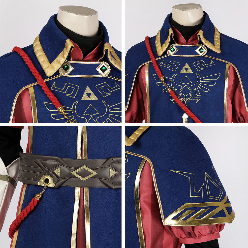 The Legend of Zelda: Tears of the Kingdom Link Royal Guard Uniform Cosplay Costume - Tophatter Daily Deals