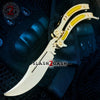 CSGO Golden Butterfly Knife TRAINER Dull Spring Latch PRACTICE Balisong Trainer Dull - Ready to Sharpen Knife-Balisong - Tophatter Daily Deals