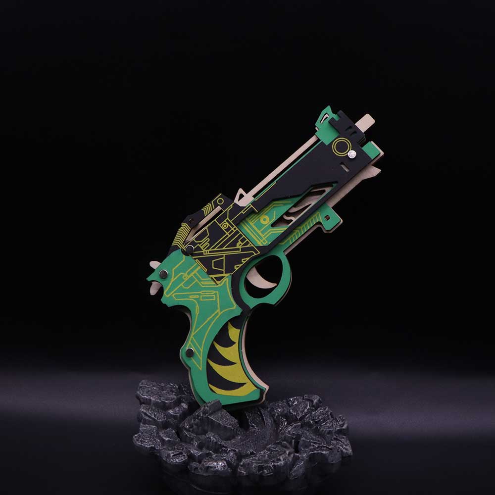 Hunting Gun 3D Rubber Band Gun Wooden Model Kit - Tophatter Daily Deals