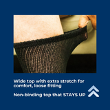 Women's Cotton Diabetic Crew Socks (6 Pair) Women's Socks & Hosiery - Tophatter Daily Deals
