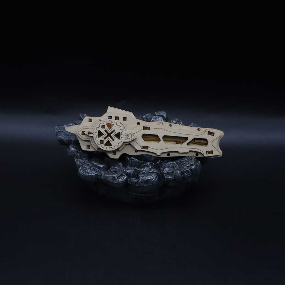 Wooden Switchblade Model Kit Wood knife - Tophatter Daily Deals