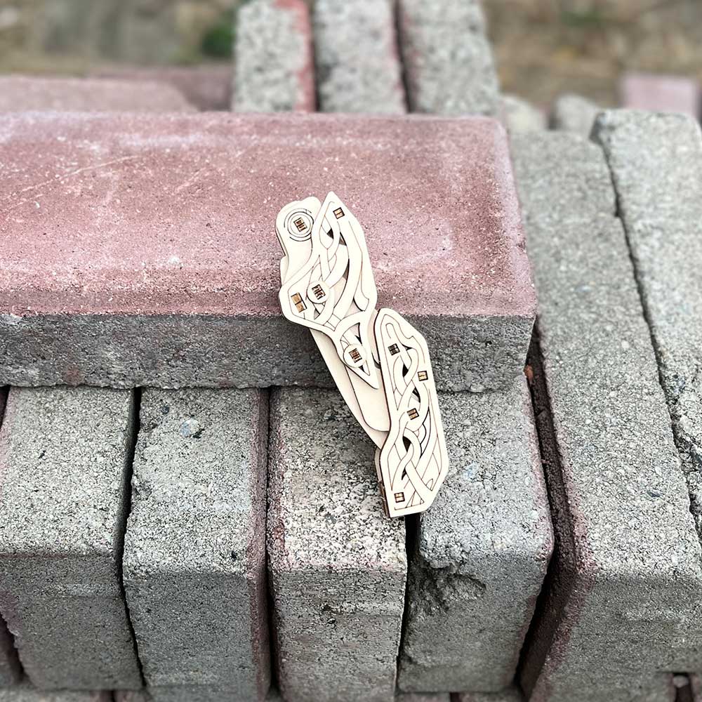 Wooden Shadow Knife 3D Puzzle Model - Tophatter Daily Deals