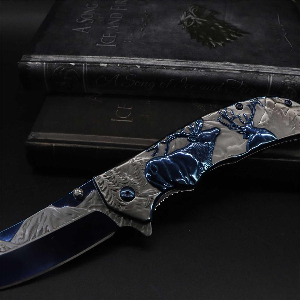 Fantastic Reindeer Folding Knife - Tophatter Daily Deals