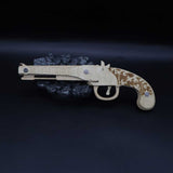 Assembled Firelock Wooden Rubber Band Gun Model Kit - Tophatter Daily Deals
