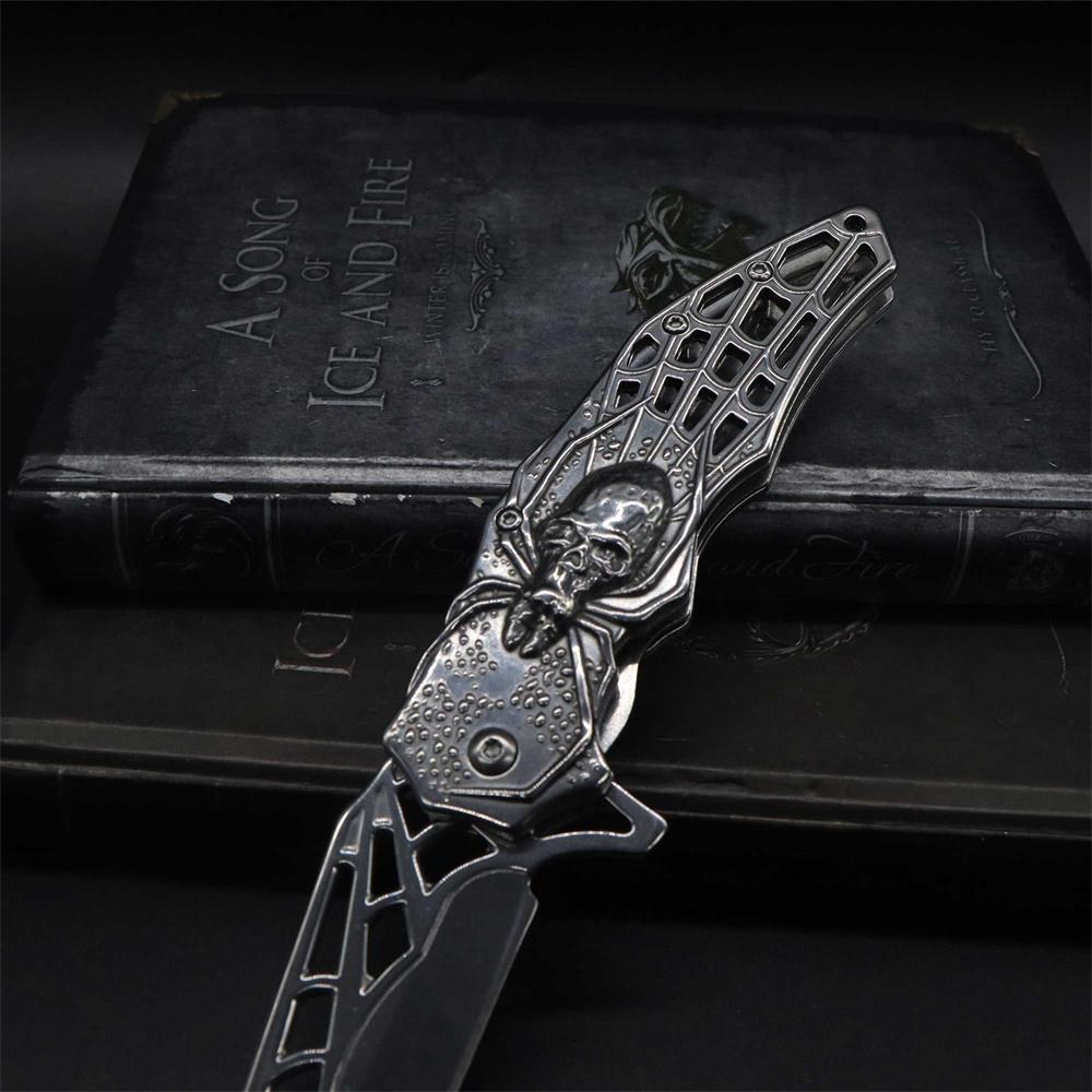 3D Skeleton Spider Folding Knife - Tophatter Daily Deals