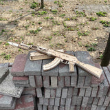 AK47 Wooden Rubber Band Replica Gun Model Kit - Tophatter Daily Deals