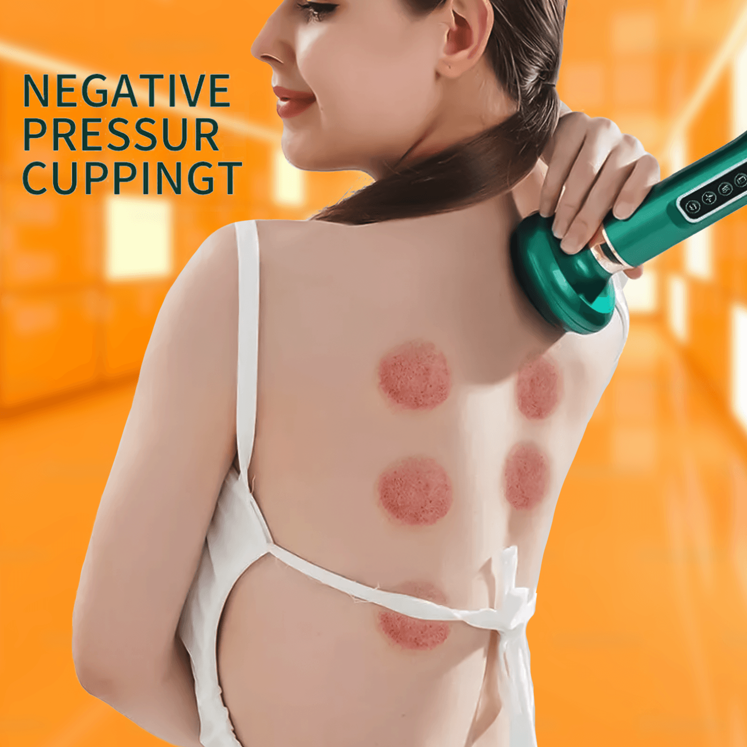 Electric Cupping Therapy Machine - 12 levels Electric Cupping Massager Vacuum Suction Cup anti Cellulite Beauty Health Care - Tophatter Daily Deals