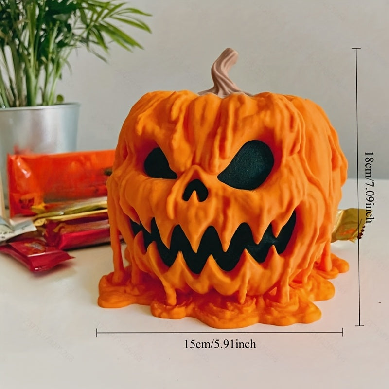 Halloween Pumpkin Candy Bowl Resin Decor Halloween - Tophatter Daily Deals