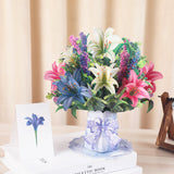3d Stereoscopic Greeting Cards Creative Bouquet Stereoscopic Greeting Cards 0 - Tophatter Daily Deals