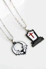 Two-Piece Halloween Theme Necklace Set Necklaces - Tophatter Daily Deals