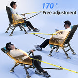 Fishing Chair with Cushion Outdoor > Fishing - Tophatter Daily Deals