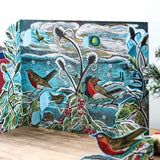 Midwinter Robins Pop-up 3D Advent Calendar | Bird Christmas Calendar - 40x30cm Advent Calendar - Tophatter Daily Deals