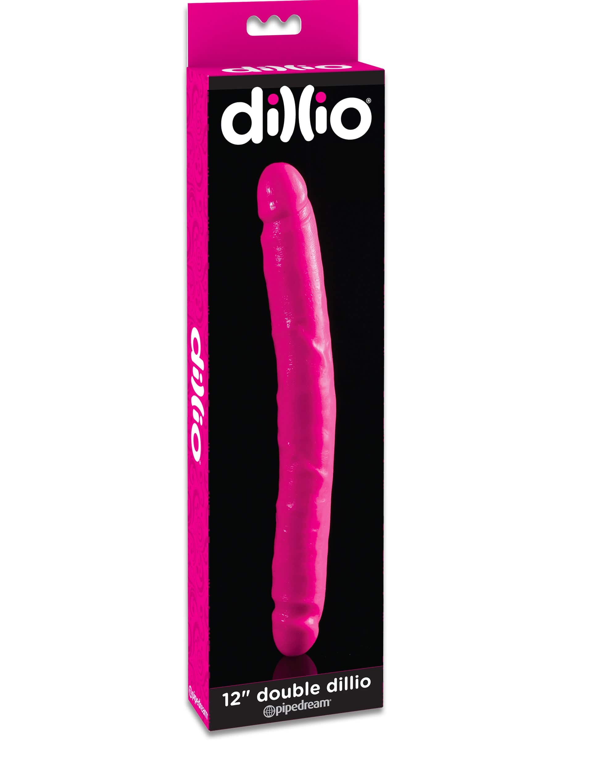 Pipedream - Dillio - Realistic Double Ended Dildo - 12 inch - Pink Sex Toy - Tophatter Daily Deals