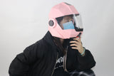 Almighty Guardian Mask Headgear Paper Molded Protective Cover Pink 0 - Tophatter Daily Deals