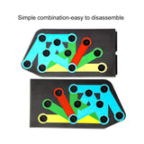 Powerpress Push Up - 12in1 Push Up Rack Board Fitness Workout Train Gym Muscle Exercise Pushup Stand Exercise & Fitness - Tophatter Daily Deals