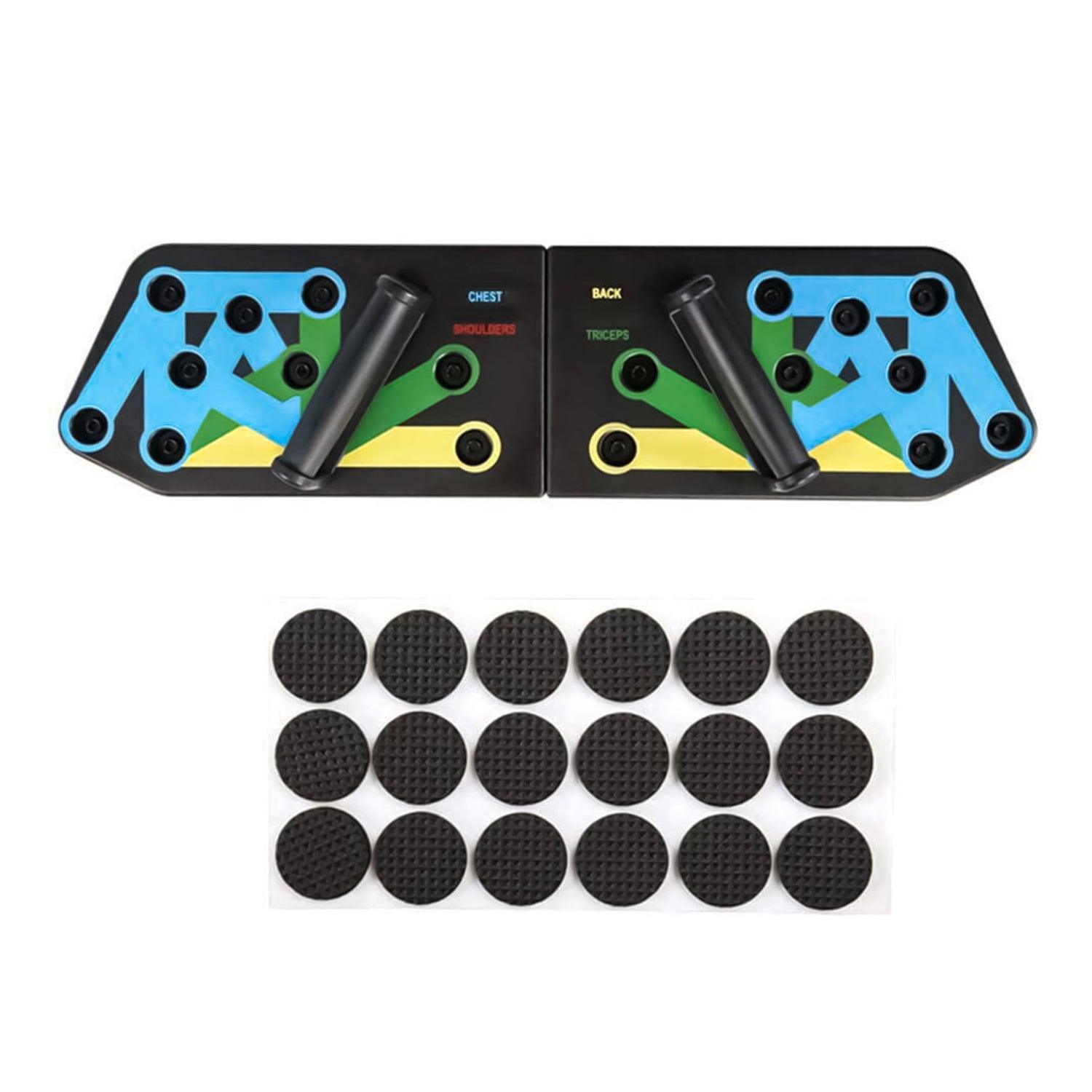 Powerpress Push Up - 12in1 Push Up Rack Board Fitness Workout Train Gym Muscle Exercise Pushup Stand Exercise & Fitness - Tophatter Daily Deals