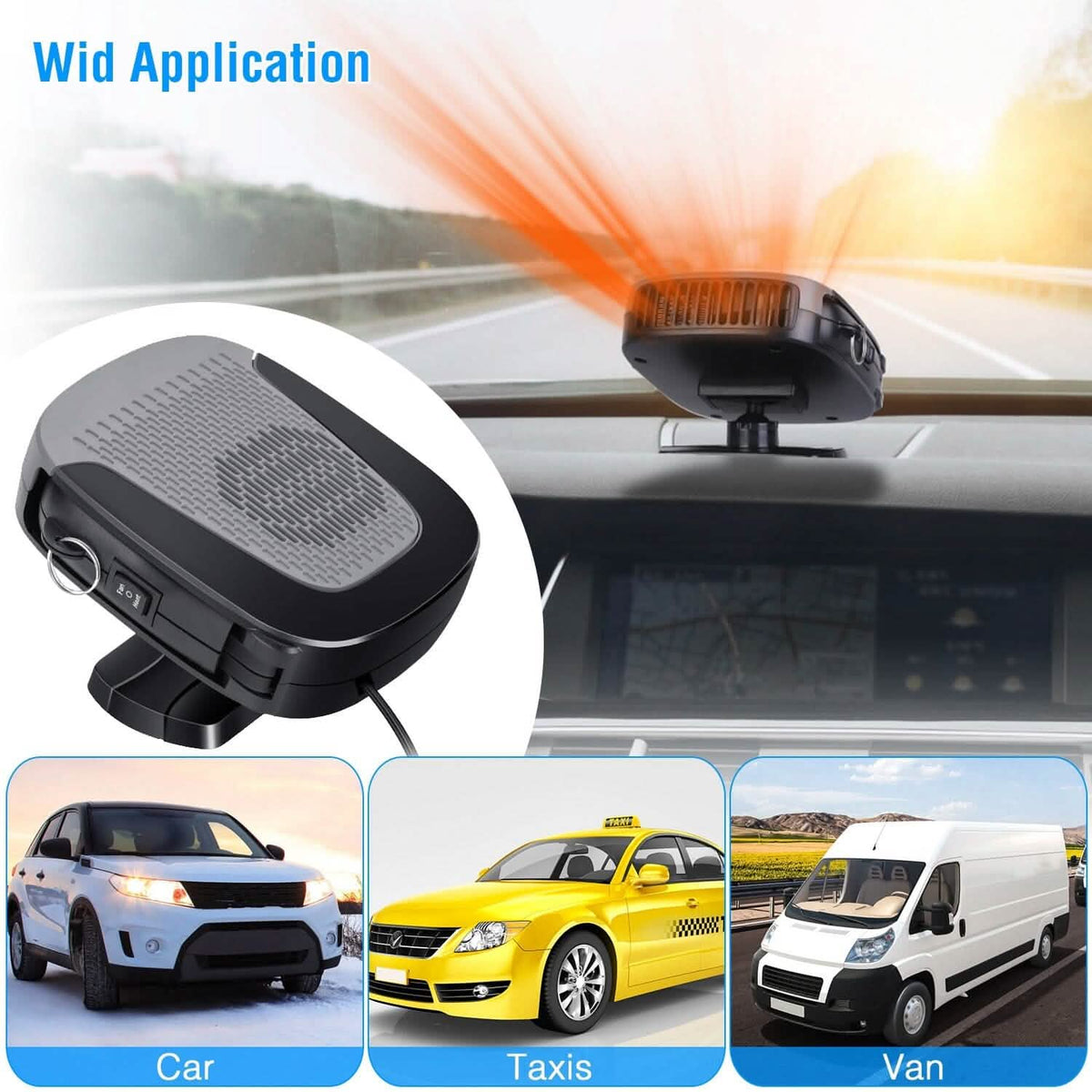 12V 150W Portable Car Auto Heater Automotive - Tophatter Daily Deals
