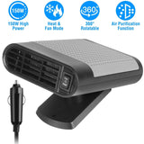 12V 150W Portable Car Heater with Air Purification Automotive - Tophatter Daily Deals