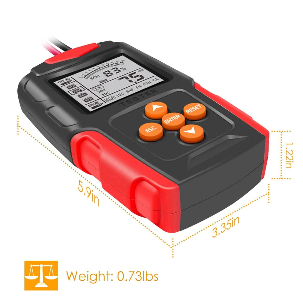 12V 24V Car Battery Tester Automotive - Tophatter Daily Deals
