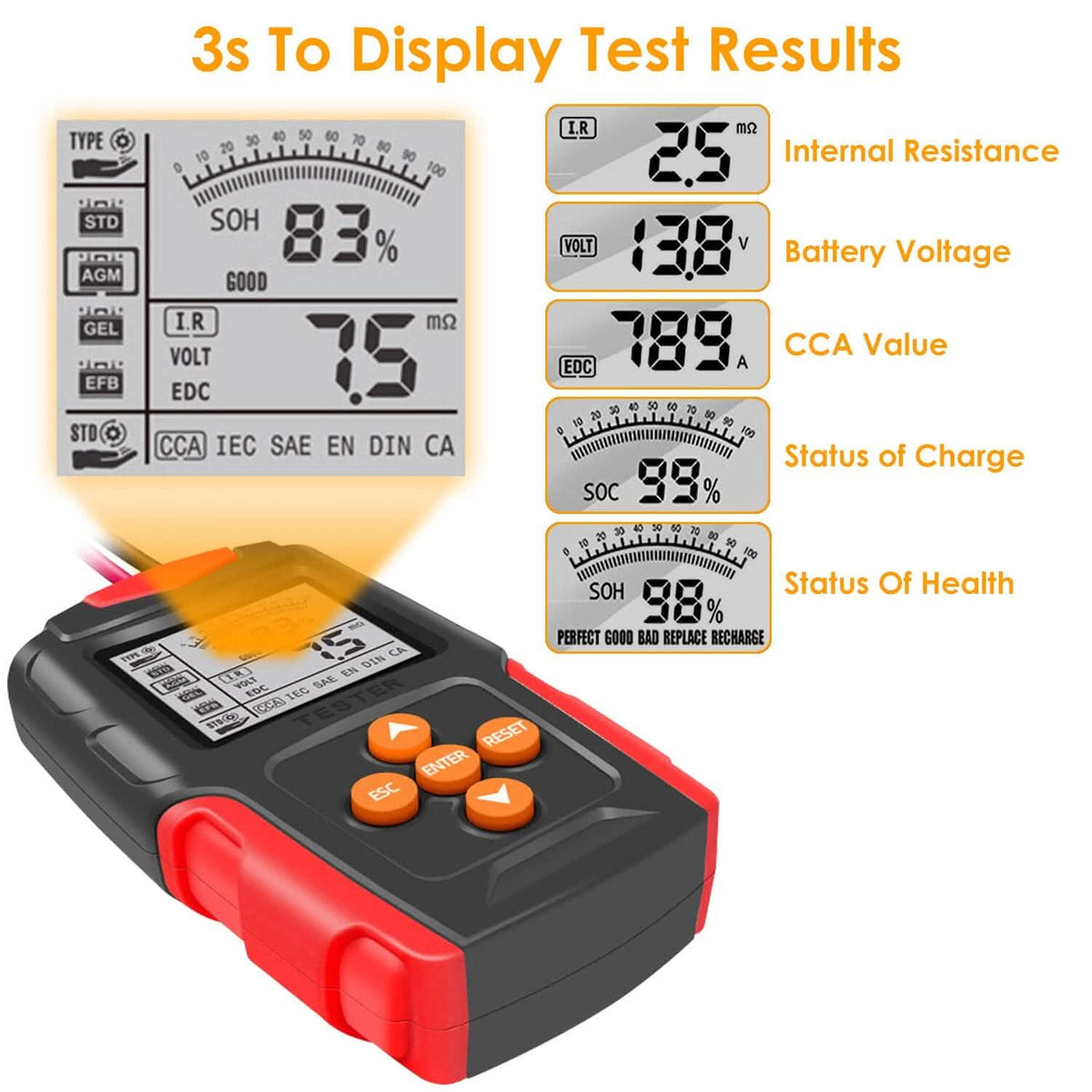 12V 24V Car Battery Tester Automotive - Tophatter Daily Deals