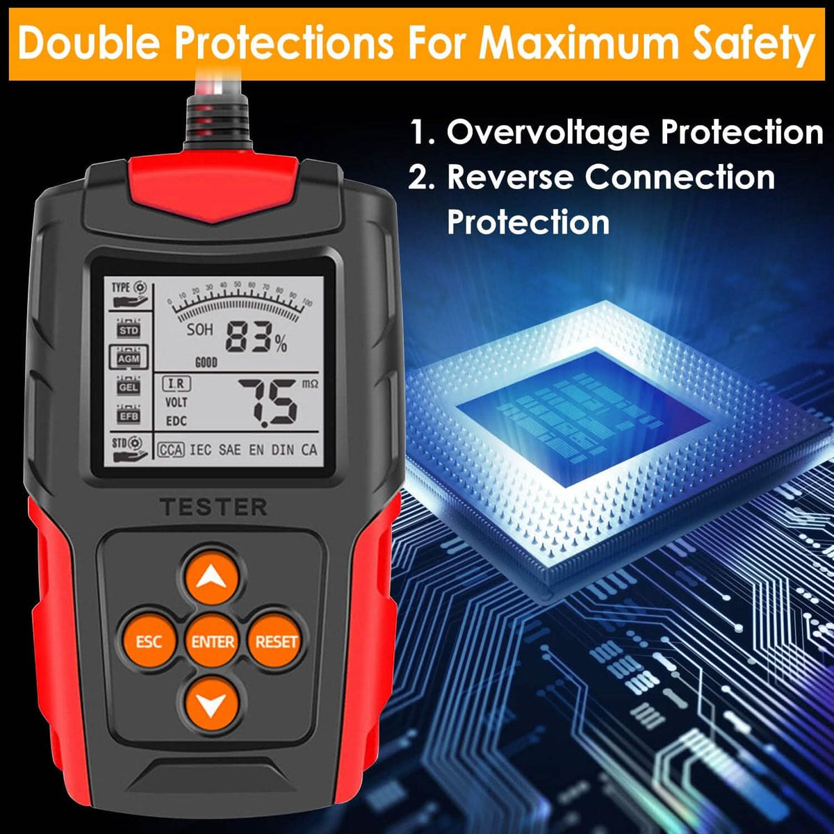 12V 24V Car Battery Tester Automotive - Tophatter Daily Deals