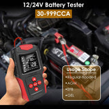 12V 24V Car Battery Tester Automotive - Tophatter Daily Deals
