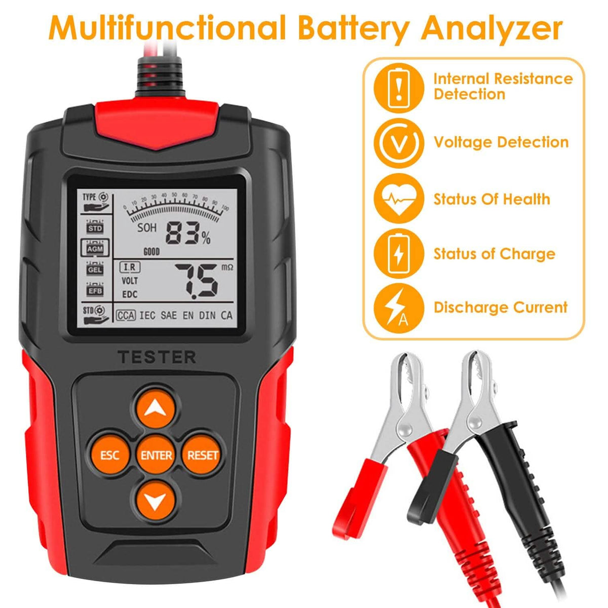 12V 24V Car Battery Tester Automotive - Tophatter Daily Deals