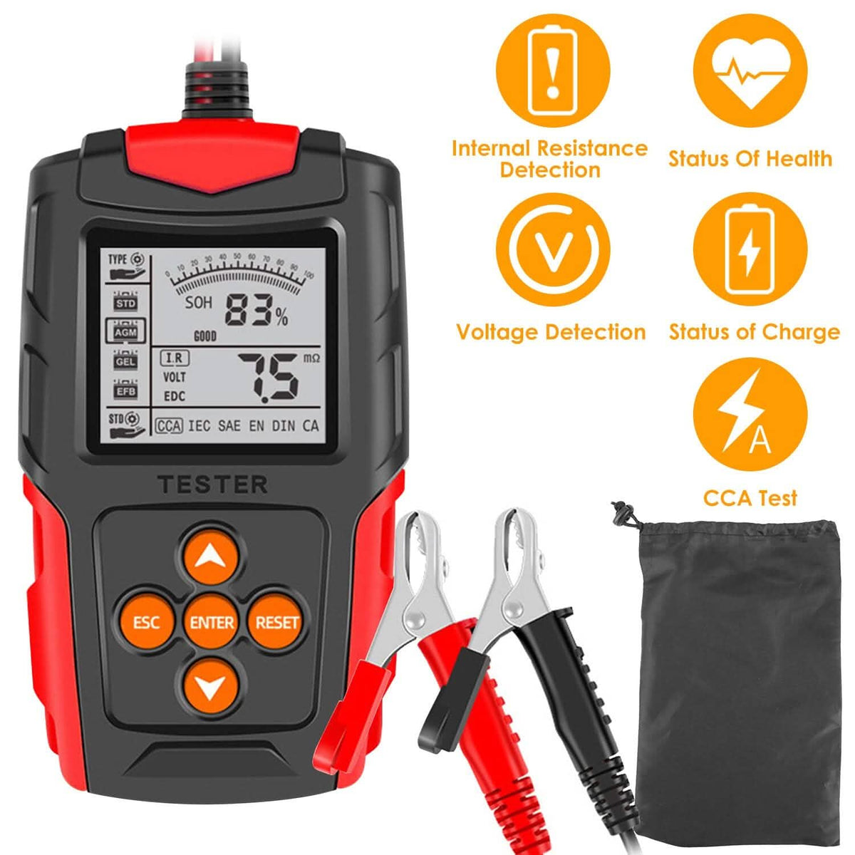 12V 24V Car Battery Tester Automotive - Tophatter Daily Deals